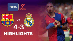 ไฮไลท์ฟุตบอล บาร์เซโลน่า พบ เรอัล มาดริด ลาลีกา สเปน 2024 25