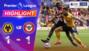 ไฮไลท์ฟุตบอล วูล์ฟแฮมป์ตัน พบ เบรนท์ฟอร์ด พรีเมียร์ลีก 2024 25