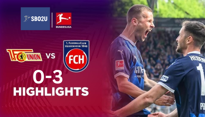 ไฮไลท์ฟุตบอล อูนิโอน เบอร์ลิน พบ ไฮเดนไฮม์ บุนเดสลีกา 2024 25