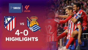 ไฮไลท์ฟุตบอล แอต.มาดริด พบ เรอัล โซเซียดาด ลาลีกา สเปน 2024 25