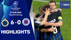 ไฮไลท์ฟุตบอล คลับ บรูช พบ เรนเจอร์ส ยูฟ่า แชมเปี้ยนส์ ลีก 25 26