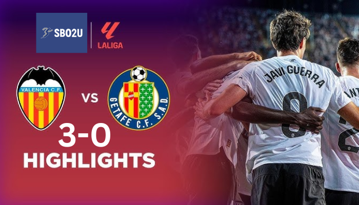 ไฮไลท์ฟุตบอล บาเลนเซีย พบ เกตาเฟ่ ลาลีกา สเปน 25 26
