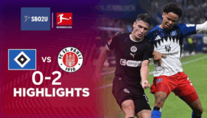 ไฮไลท์ฟุตบอล ฮัมบูร์ก พบ ซังต์.เพาลี บุนเดสลีกา 25 26