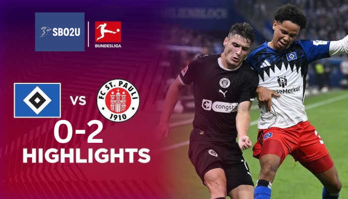 ไฮไลท์ฟุตบอล ฮัมบูร์ก พบ ซังต์.เพาลี บุนเดสลีกา 25 26