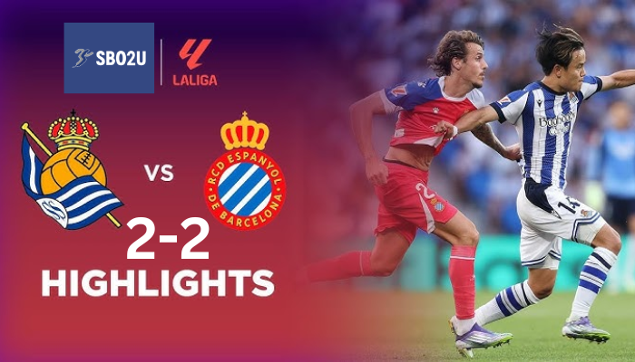 ไฮไลท์ฟุตบอล เรอัล โซเซียดาด พบ เอสปันญ่อล ลาลีกา สเปน 25 26